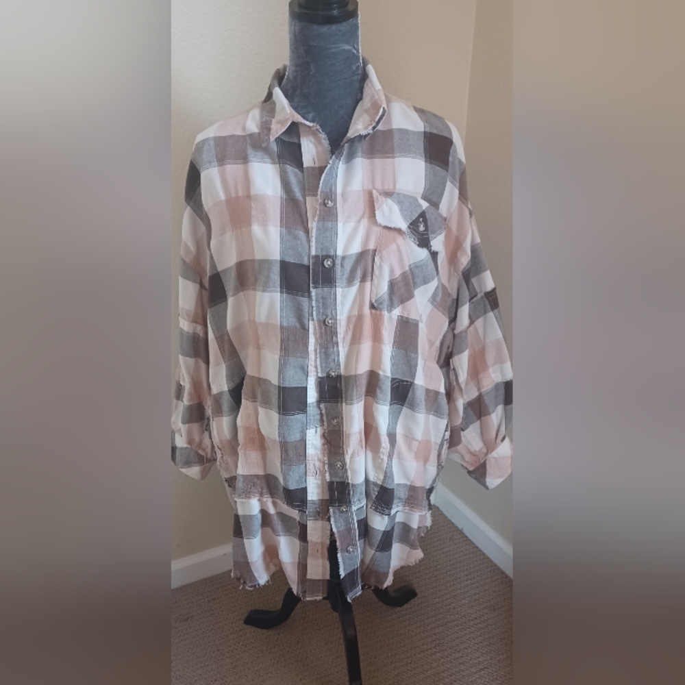 Women's fringed cotton top!